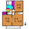 レイモンドサンヴィレッジD棟の間取り画像