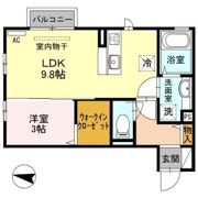 パンシオン中央の間取り画像