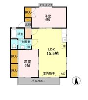 クレストファイブ Eの間取り画像