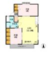 クレストファイブ Eの間取り画像