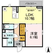 セレスティア助光 B棟の間取り画像