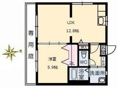 グランジュール綾羅木の間取り画像