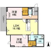 D-ROOM五十川の間取り画像