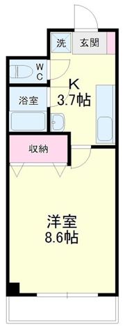 ライフ第6マンション藤枝駅前の間取り画像