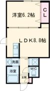 ルポゼ協和D棟の間取り画像