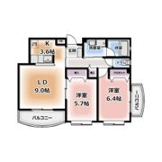 エレガン パルテールの間取り画像