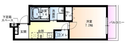 フジパレス泉大津ノースの間取り画像