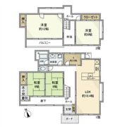 五ケ丘1丁目戸建の間取り画像