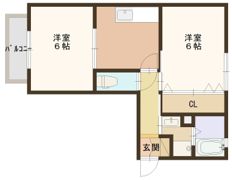 タウンコートE棟の間取り画像