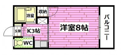 マリンハイツ畠山の間取り画像