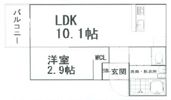 ウィルメゾン和白駅前の間取り画像