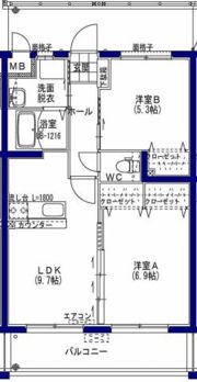 テル・クレールの間取り画像