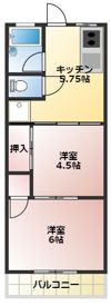 瀧宮ハイツの間取り画像