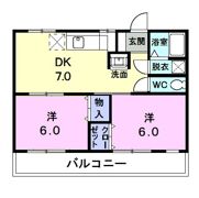 エスポワールカーサの間取り画像