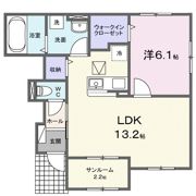 ブライトサイドⅠの間取り画像