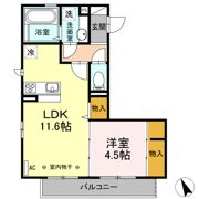 アムールの間取り画像