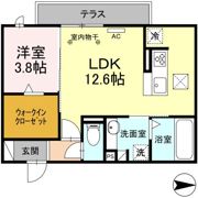 TORISIA添地町の間取り画像