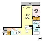 TORISIA添地町の間取り画像