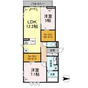 TORISIA添地町の間取り画像