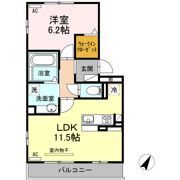 Dーroom上地 B棟の間取り画像