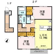 ヴェルドミールの間取り画像