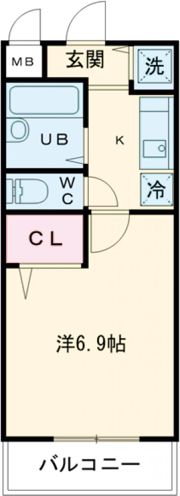 ラパス高倉台の間取り画像