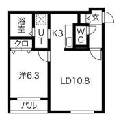AMBITION NAKAJIMA PARK(アンビションナカジマパーク)の間取り画像