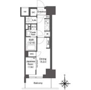 コンフォリア東新宿の間取り画像