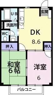 エコハイツの間取り画像