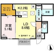 アンルーエサガラの間取り画像