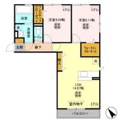 グレイス周西の間取り画像