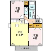 リヴェールコート A棟の間取り画像