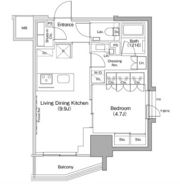 ザ・パークハビオ荏原中延駅前の間取り画像