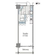 コンフォリア新宿イーストサイドタワーの間取り画像
