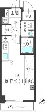 グランドポレストーネ大手町弐番館の間取り画像