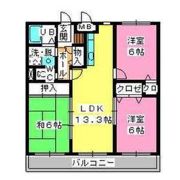 シャトレ参番館の間取り画像