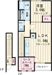 アムールQWAの間取り画像
