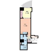 セレニテ梅田ESTの間取り画像