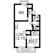 MUヒルズBの間取り画像