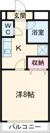 レジデンス大寛の間取り画像