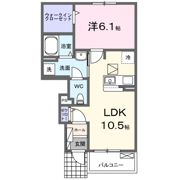 ヒルズⅤの間取り画像