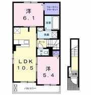 ポワリエBの間取り画像