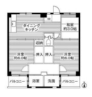 ビレッジハウス中根1号棟の間取り画像