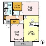 フローラルコート Dの間取り画像