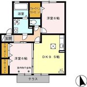 コート スバル F棟の間取り画像