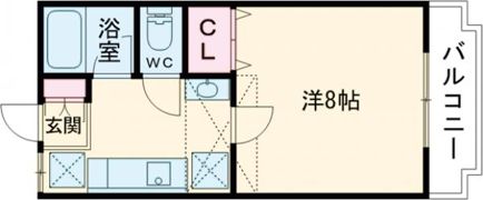 トラスト落合の間取り画像