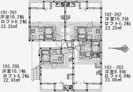 エスペランサ西姪浜の間取り画像