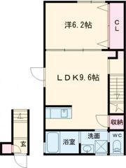 ルポゼ協和B棟の間取り画像