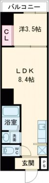 GARDENIA堺東の間取り画像