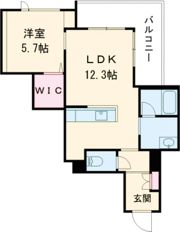 シャーメゾンAristioの間取り画像